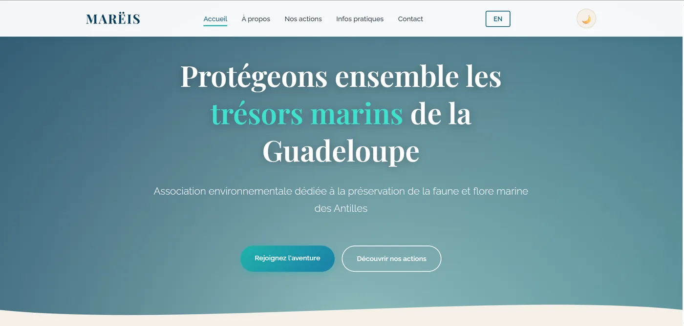 Capture du site MARËIS